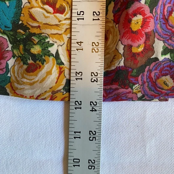 Vintage Geiger Knee Length Floral Skirt Sz 40/US 8 Cottagecore Romantic Summer - Picture 7 of 13